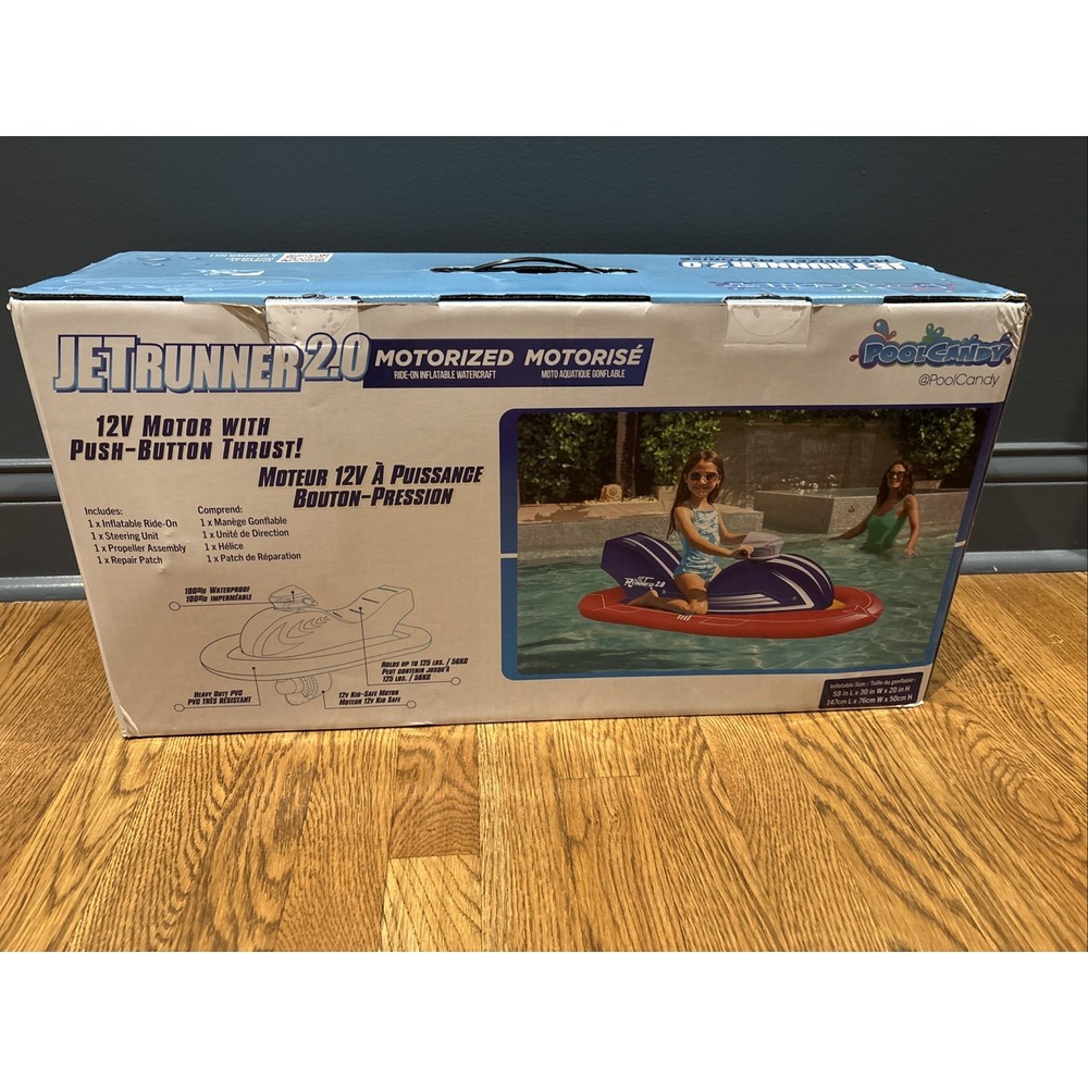 Jet Runner Motorized Inflatable Ride-On Watercraft Pool Candy (PC1235JS1-F) - Picture 3 of 6
